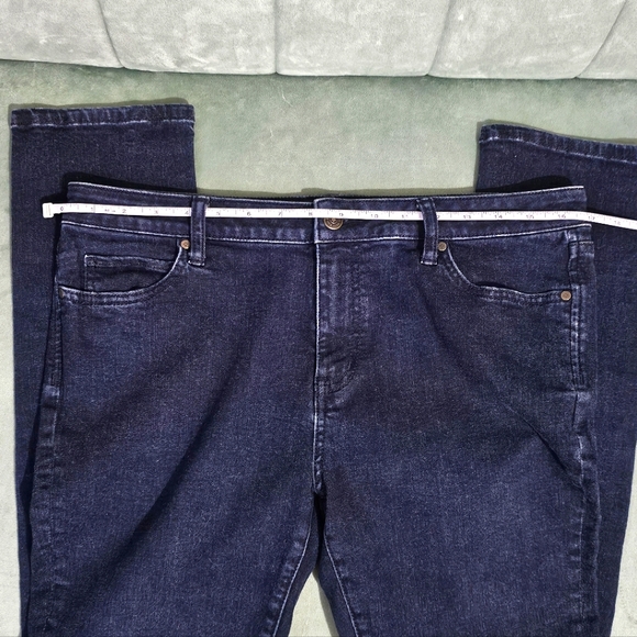 Kate Spade - Broome Street Dark Indigo Wash Skinny Jeans - Women's Size 31 - Picture 12 of 13